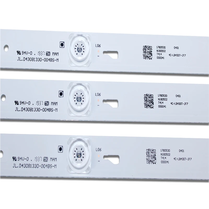 

100% New 3 pieces/set 8LED 770mm backlight strip for 43L1600C 2600C 43L26CMC L43E9600 jl.d43081330-004bs-m E469119