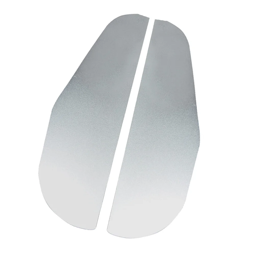 

2pcs Aluminium Alloy Rearview Mirror Visor Side Mirror Rain Rear View Mirror Guard for Car (Black)