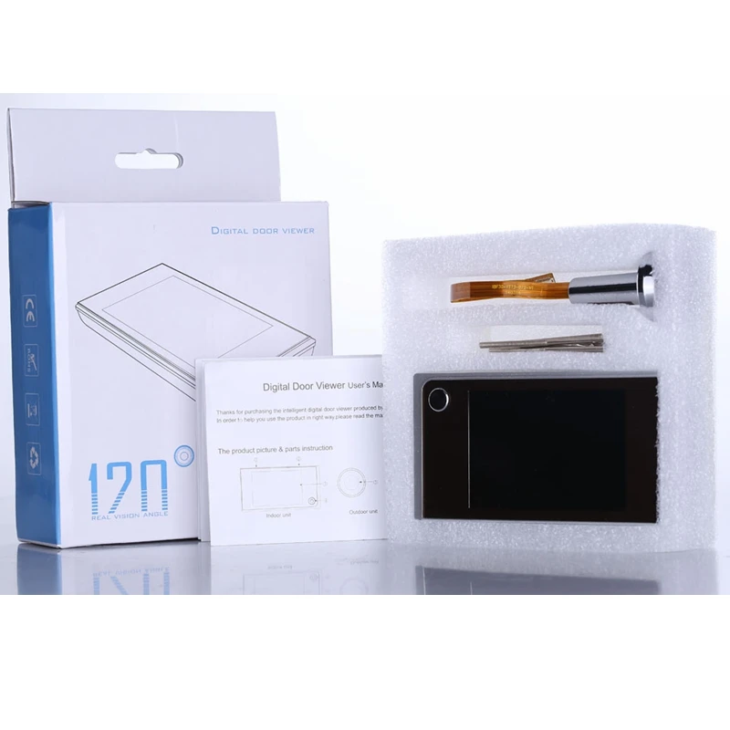 

3.5 inch Peephole Digital Door Camera Doorbell 120 Degree Peephole Viewer
