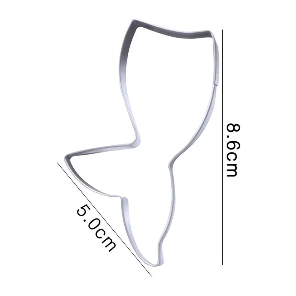 

Sugar Biscuit Mold Mermaid Tail Shaped Cookie Cutter DIY Embosser Stamp Baking Cake Biscuit Pasty Mould Press Sugar B9B6