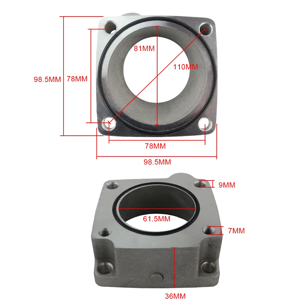 WLR-комплект с адаптером для корпуса дроссельной заслонки на передней панели