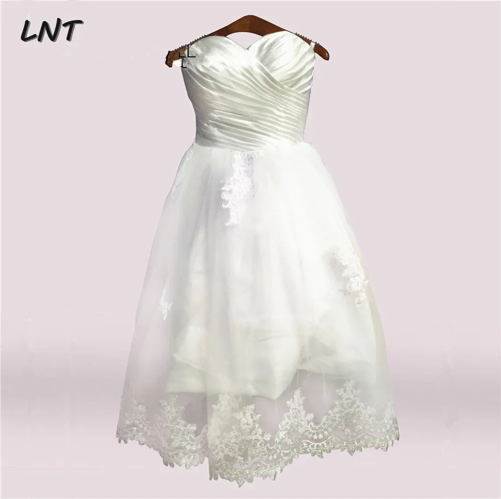 Женское Короткое свадебное платье без рукавов|Свадебные платья| |