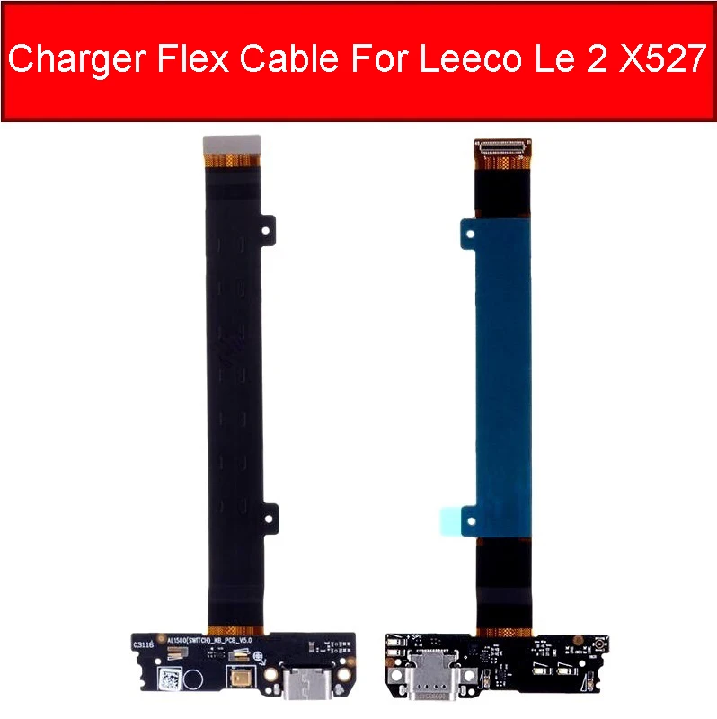 Оригинальный USB зарядное устройство плата гибкий кабель для LeTV Leeco Le 2 X527 зарядный