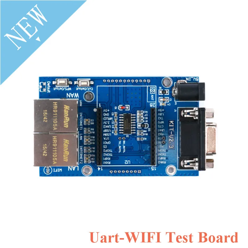 Модуль Uart WIFI Serial SCM HLK RM04 Упростите тест плату беспроводной модуль адаптер