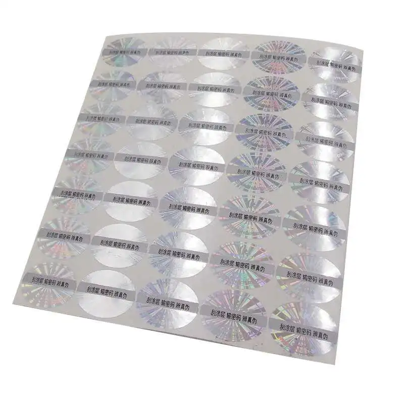 

1000PCS Custom hologram Silver Laser Sticker,Invitations Seals,Candy Favors Gift Boxes Labels,Wedding Sticker
