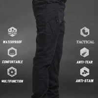 tactical pants men military waterproof cargo mens joggers breathable swat army combat trousers work pants male plus size s 5xl