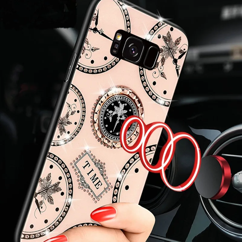 Luxury Case for Samsung Galaxy S8 S9 S10 Plus S20 Ultra A10 A20 A30 A50 A70 A51 A71 A7 2018 J7 J5 2017 Magnetic Ring Cover | Мобильные