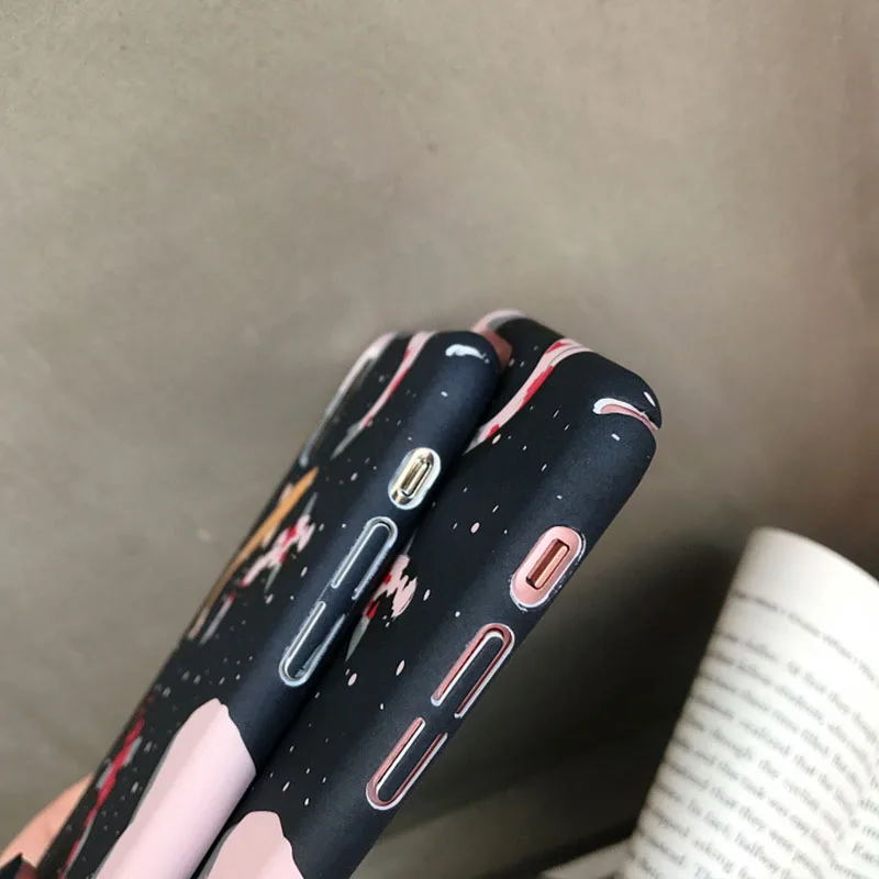 Чехол для телефона с рисунком счастливой рыбы из мультфильма iPhone 6 6s 7 8 Plus X Xs XR Max