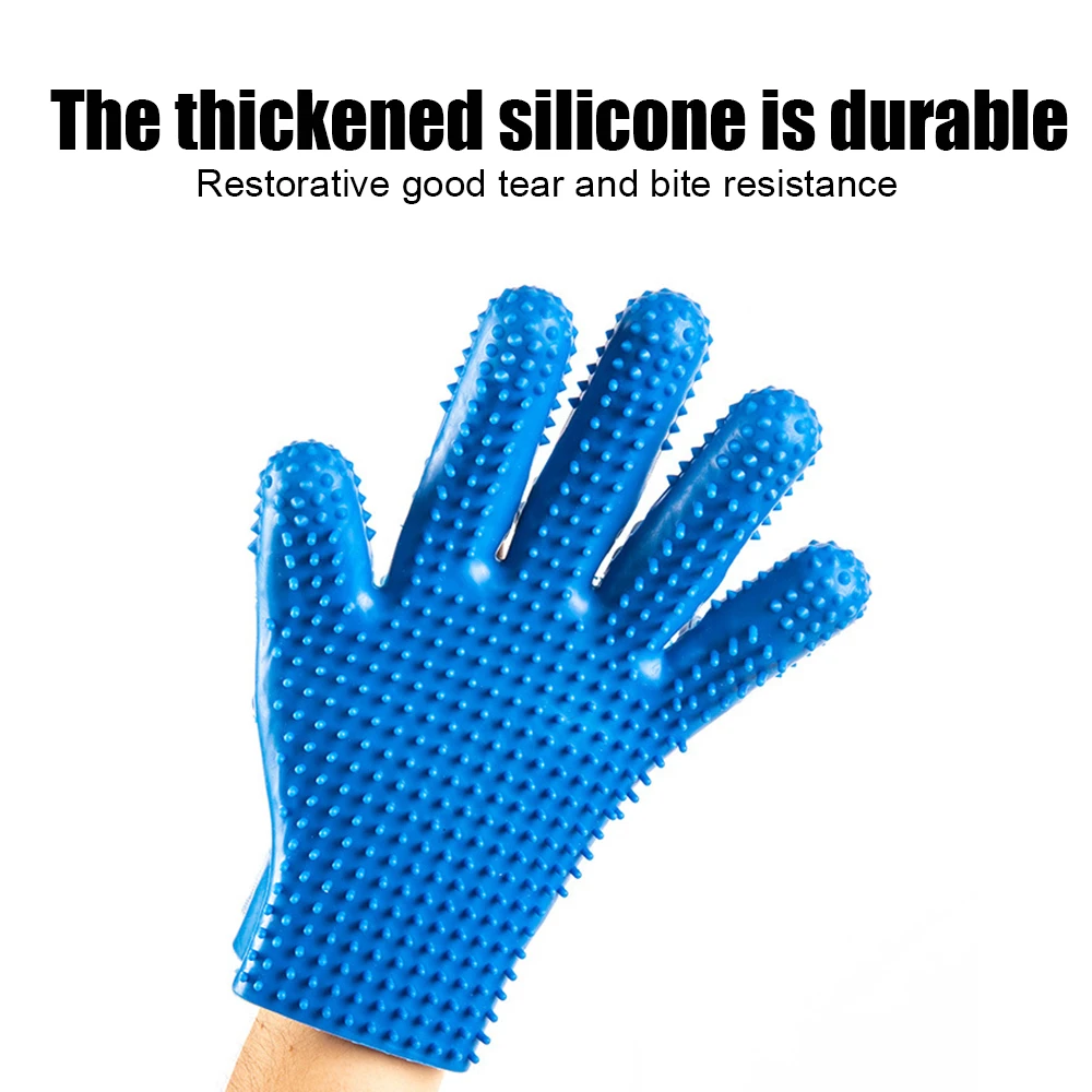 Переносная перчатка для ухода за животными гребень кошек собак контактная щетка