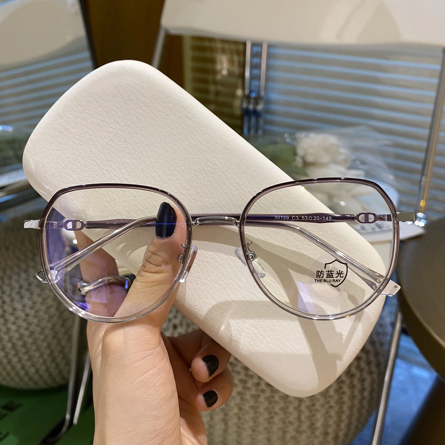 

New Fashion Prescription Glasses Frame Ultra Light Retro Round Frame Women's Popular Glasses With Small Face