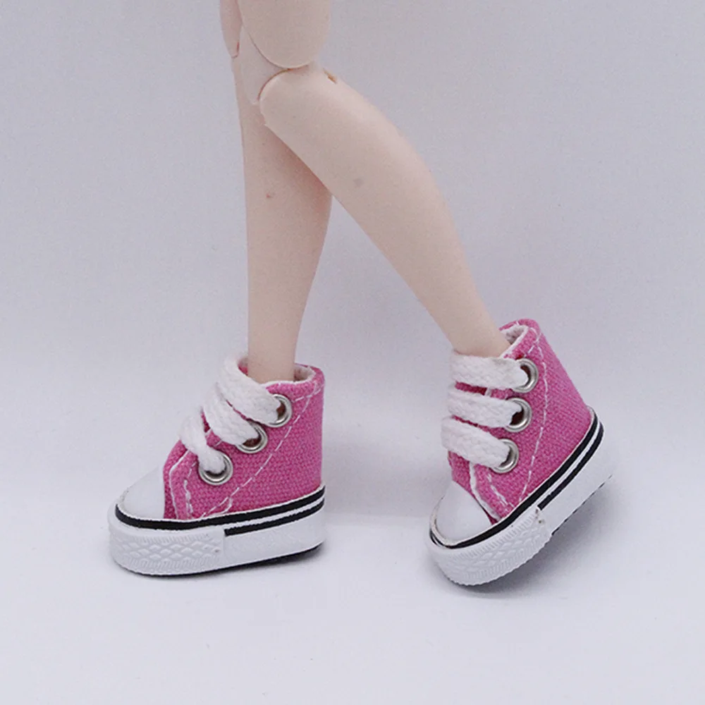 

1 Pair 3.5cm Doll Shoes for Blyth Licca Jb Doll Mini Shoes for Russian Doll Sneakers Shoes for 1/6 BJD Doll Doll Accessories