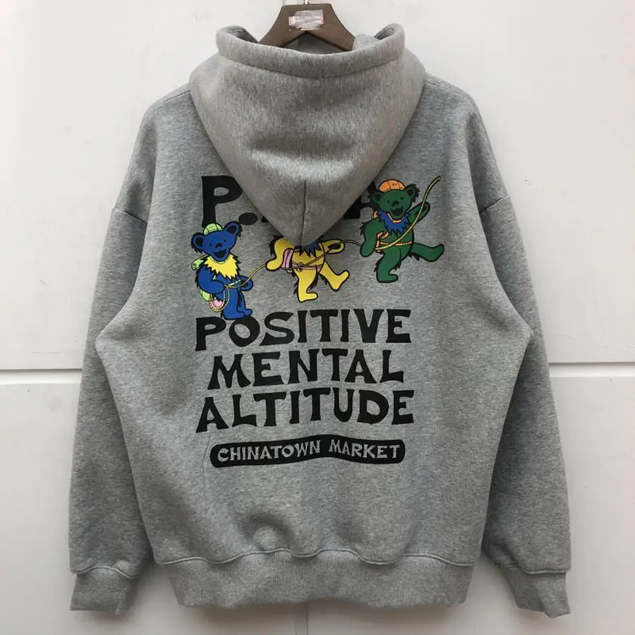 

Drawstring Three Little Bears Grey fleece Sweatpants Men Women Elastic Waist Joggers Pants Trousers clothing