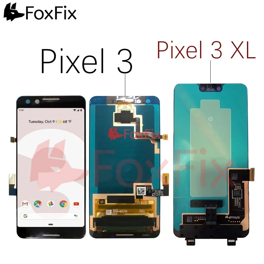 Для Google Pixel 2 3 3A 4 XL ЖК-дисплей кодирующий преобразователь сенсорного экрана в сборе для Google Pixel2 Pixel3 Pixel4 ЖК-экран Замена
