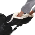 Детские Зимние перчатки для детской коляски, муфта для рук, водонепроницаемый клатч для багги, плотные флисовые перчатки, детский аксессуар для коляски, рукавицы