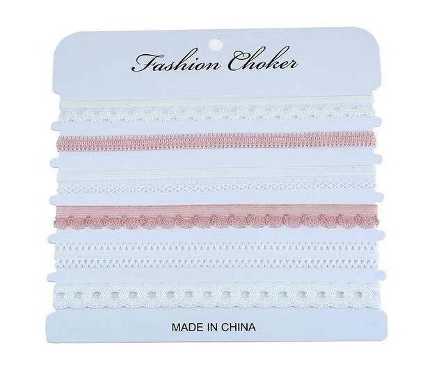 6 шт./компл. ювелирные изделия Кружевное колье Цепочки и ожерелья Колье s для Для