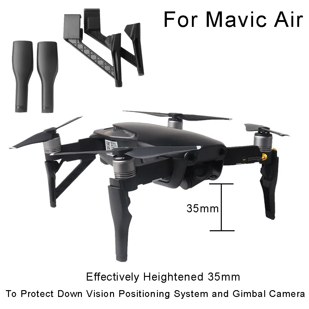 Ouhaobin 4 шт. расширение 35 мм шасси ноги повышение протектор для DJI Mavic Air Drone