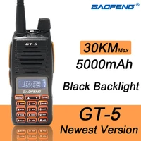 2021 bf gt 5 10w baofeng walkie talkie long range 10 km two way ham radio dual ptt hf transceiver portable radios upgrade new
