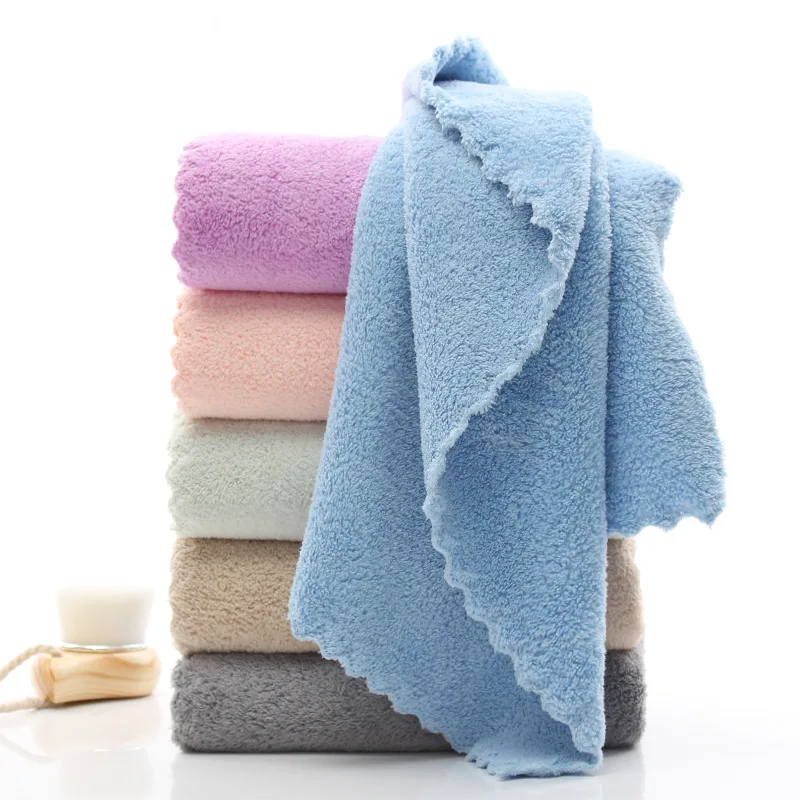 

Креативное детское однотонное удобное кружевное полотенце, 2 шт., детское мягкое дышащее полотенце для лица высокого качества LC259