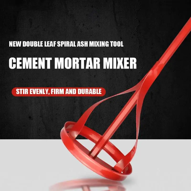 

Red Iron Clad Layer Mixer Paint Blade Mud Hex Head Homemade Laundry Layer Buckets Clad Detergent O5J9 S6V7