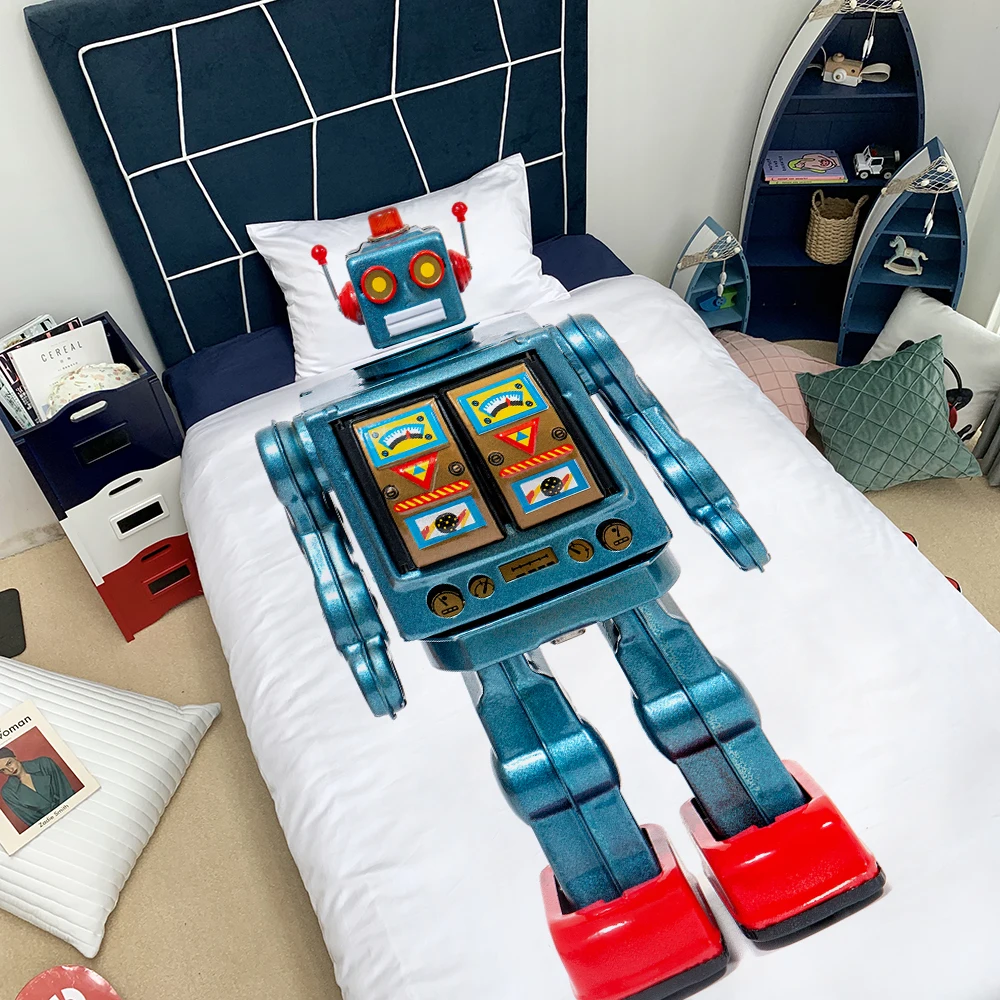 Комплект детской постельного белья из 3 предметов с пододеяльником и наволочкой |