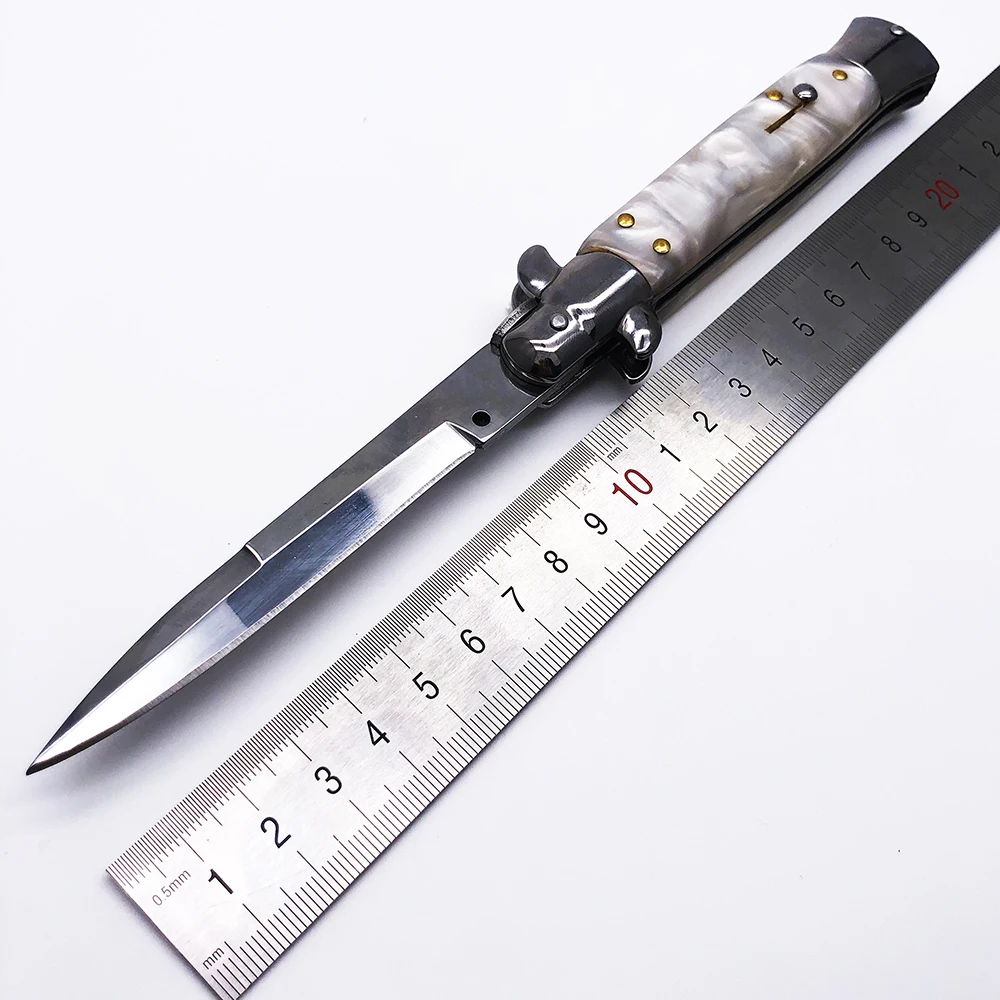 BMT 9 &quotИтальянский AKC Godfather Stiletto мафия тактический складной нож выживания для