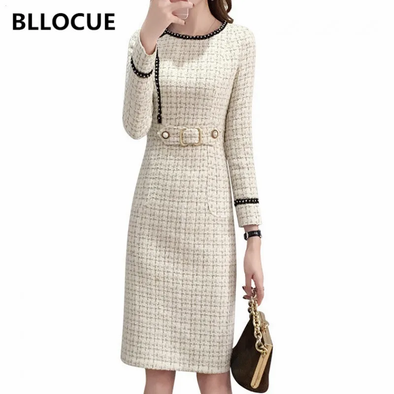 BLLOCUE 2019 Новинка Сезон осень зима Модное Элегантное Подиум твид одежды Элегантная