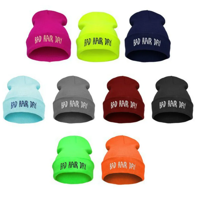 20 цветов Осень зима Европа и США мужская женская шапка с вышивкой вязаная