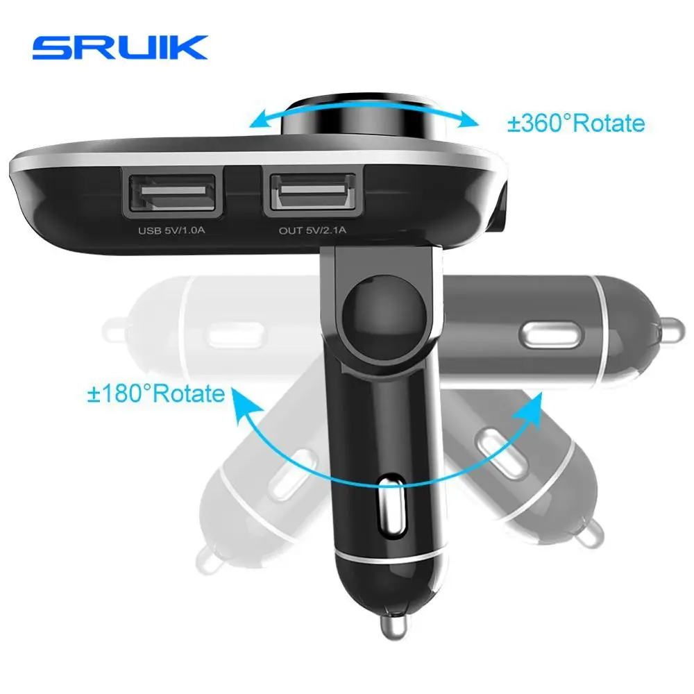 Bluetooth FM передатчик автомобильный модулятор аудио адаптер приемник беспроводной