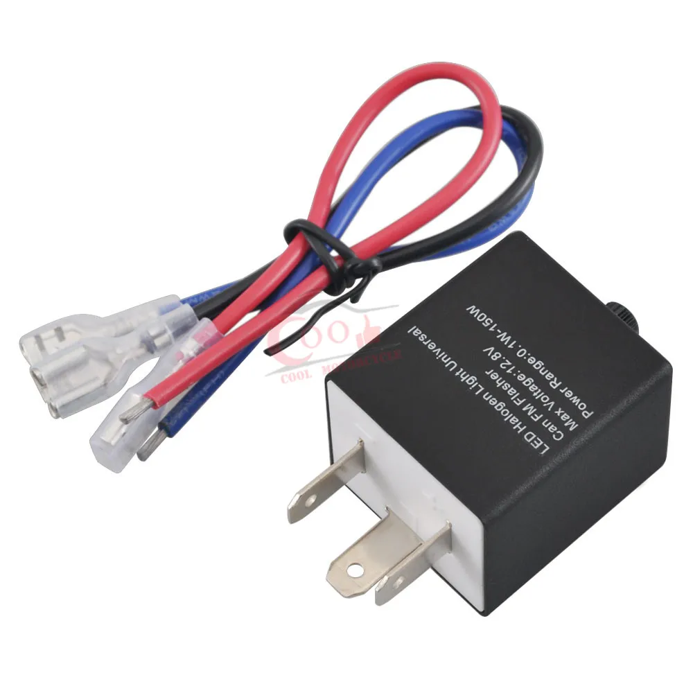 Универсальный 3 контактный регулируемый светодиодный поворотный сигнал 12