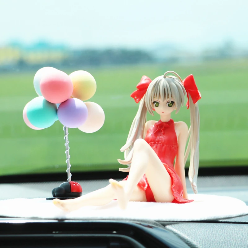 

New Kawaii Kasugano Sora Figure Model Sexy Girl Character Party Dress Up PVC Dolls Car Decorate Figurines Toy
