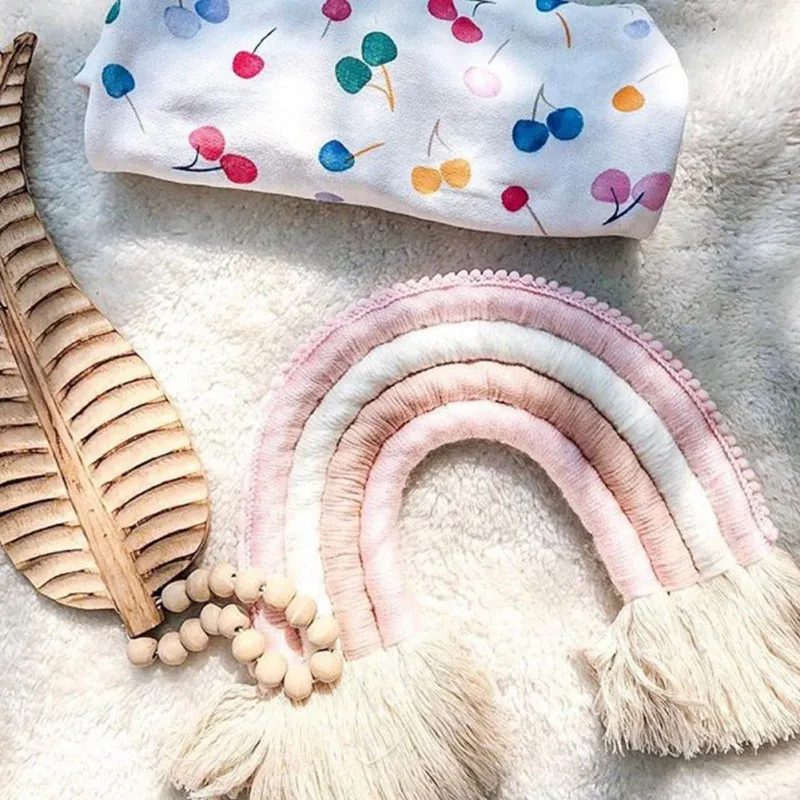 Радужные подвесные украшения для детской комнаты радужные настенные