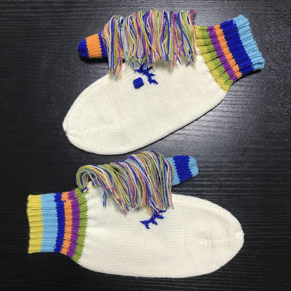 

Tees Adult Winter Fingerless Gloves Kids Cute Star Warm Soft Knitted Mittens Girls Boys Indoor and Outdoor Sports JYF
