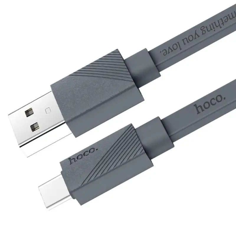 HOCO кабель Micro USB type-C 1,2 м для быстрой зарядки и синхронизации данных, зарядный кабель для samsung S6 S7 Tablet Android, зарядка для мобильных телефонов