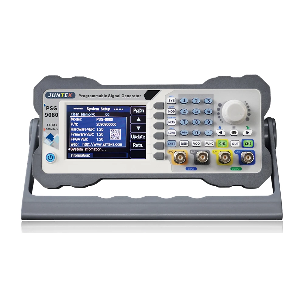 

PSG9080 двухканальный программируемый функция генератор произвольных волн источник сигнала регулятор напряжения Частотный счетчик 1nHz-80MHz