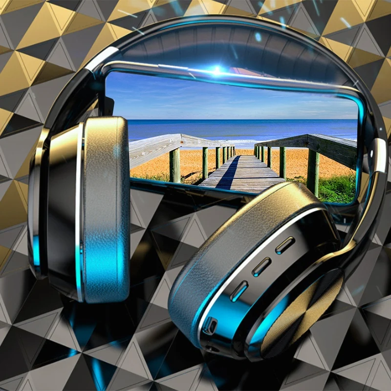 

Wireless Wired Headphones Support TF Card 8D Surround Sound Bluetooth Earphones Low Delay Gaming Headset