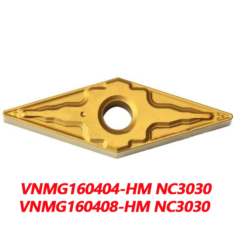 

100% VNMG VNMG160404 NC3030 VNMG160408 Carbide Insert Blades Used In Steel Casting South Korea Imported Quality Assurance CNC