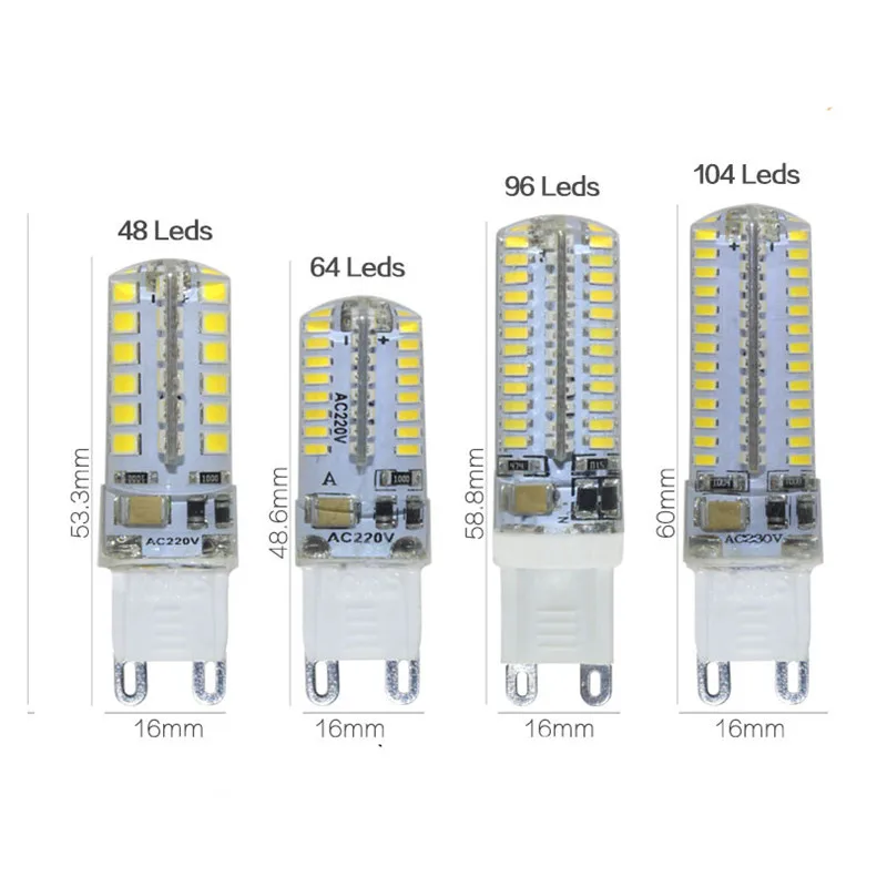 E14 Светодиодный светильник светодиодный E12 кукурузная лампа 2835 SMD домашний Декор