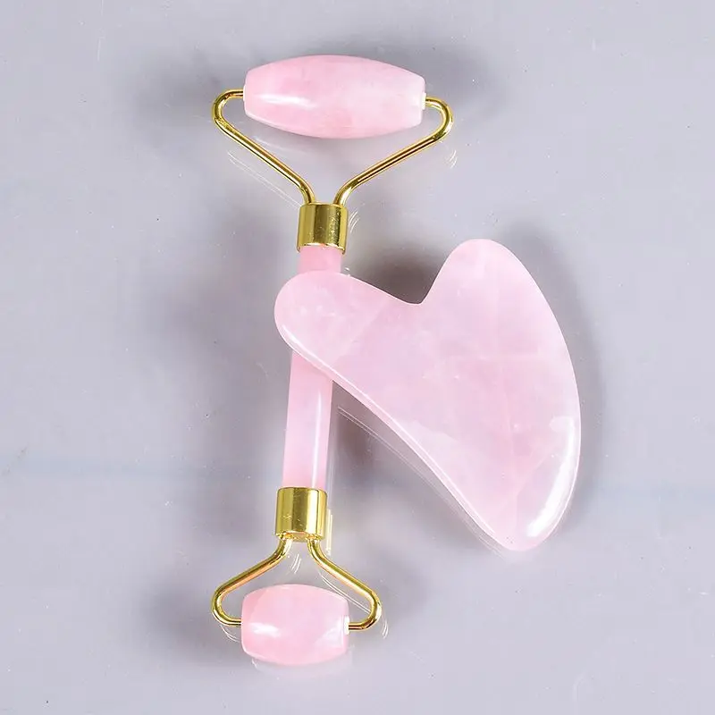 

Natural Jade Roller Gouache Scraper Massager For Face Massage Stone Guasha Facial Lifting Slimmimg Massage Roller Dropshipping
