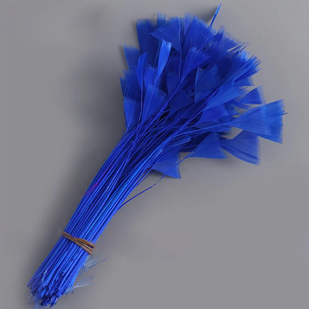 100 шт курица с перьями из хвоста петуха шляпы отделка ленты Coque Millinery украшение