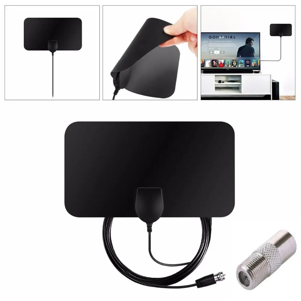 4K 25 дБ комнатная цифровая ТВ антенна с высоким коэффициентом усиления HD TV D