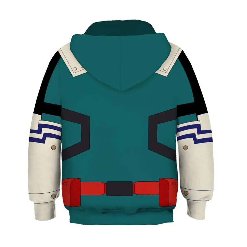 Толстовка с капюшоном моя геройская академия толстовки Midoriya Izuku Bakugou Katsuki