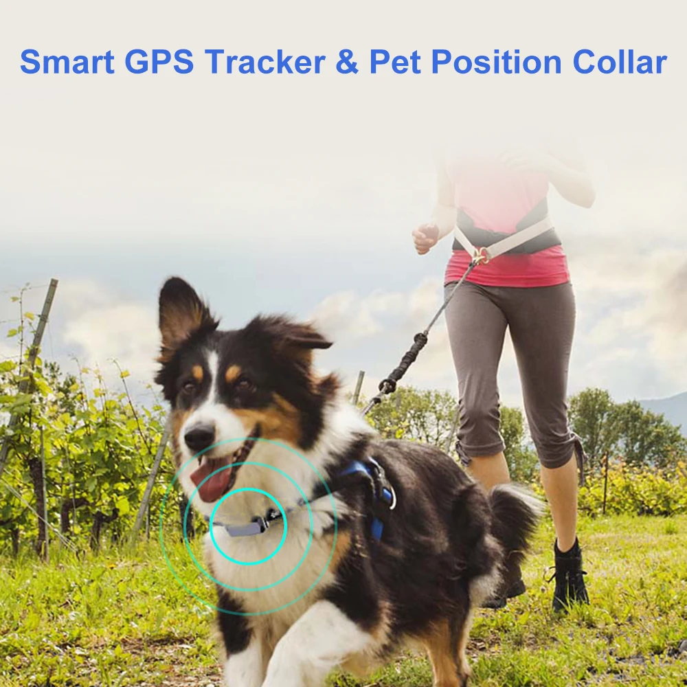 

New Smart GPS Tracker GSM Pet Position Collar IP67 Protection Positioning Mode Geo-Fence SOS Realtime Tracker Anti-Lost Tracking