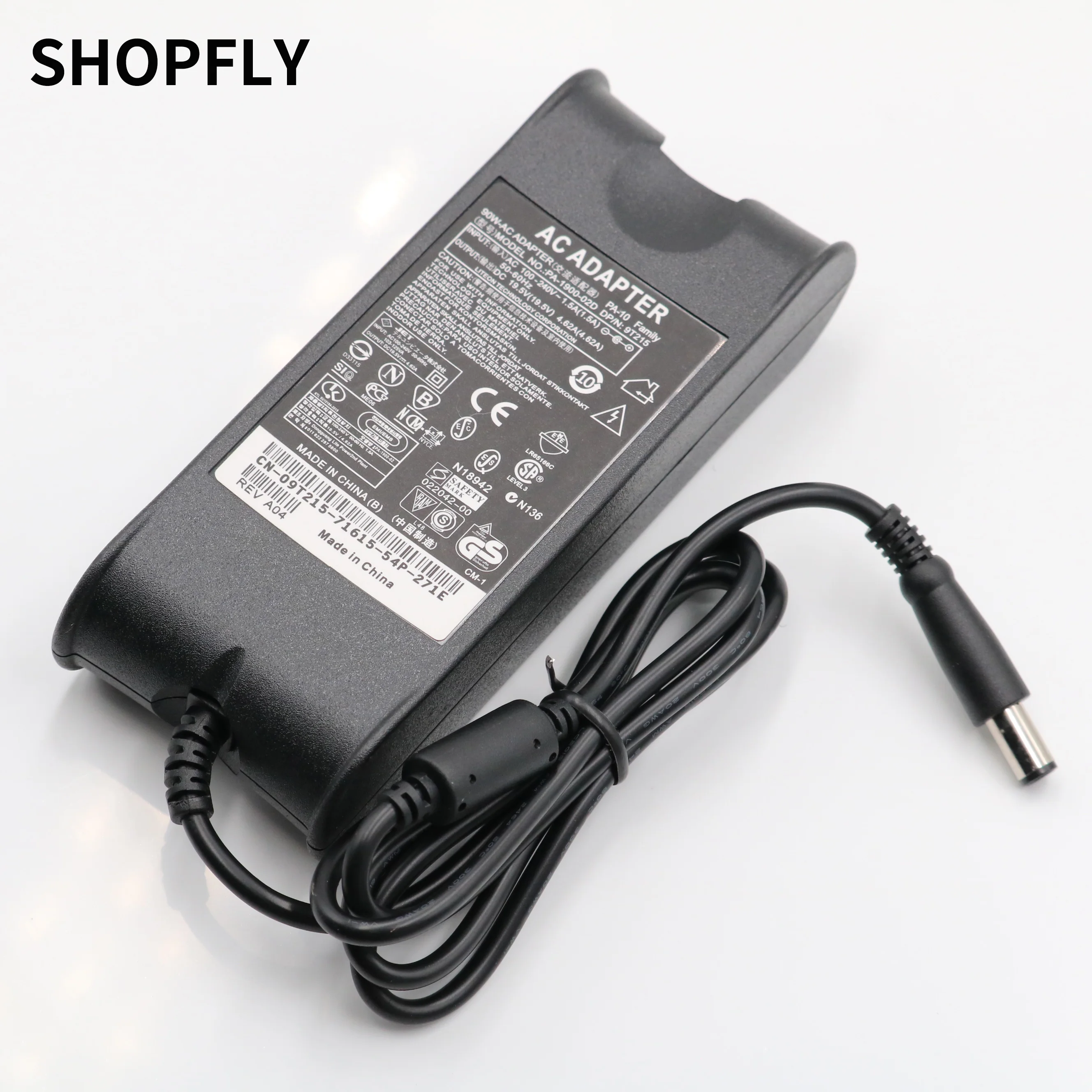 Адаптер переменного тока 19 5 в 7 4 а постоянного 1545*5 мм для dell inspiron PA-10 1400 N4010 n4030 n4050