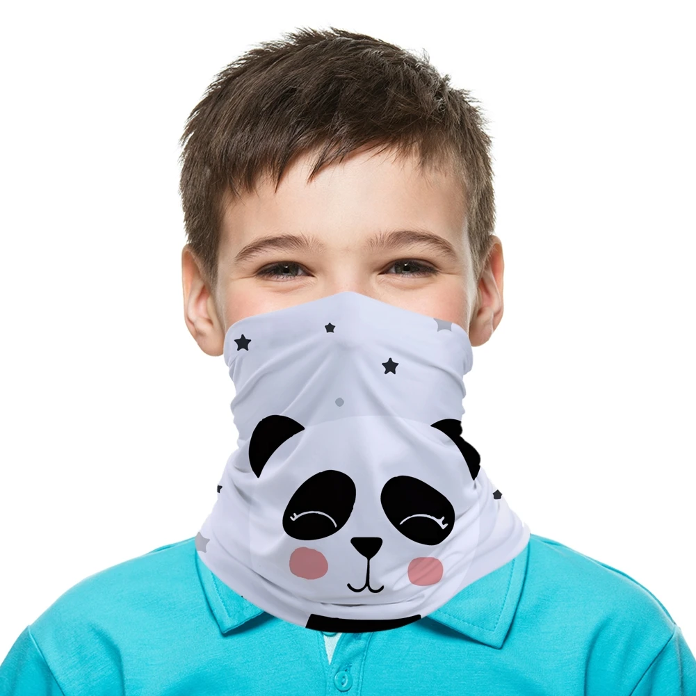 Детская маска Бандана Bear Bird бесшовная повязка на голову шарф труба Балаклава - Фото №1