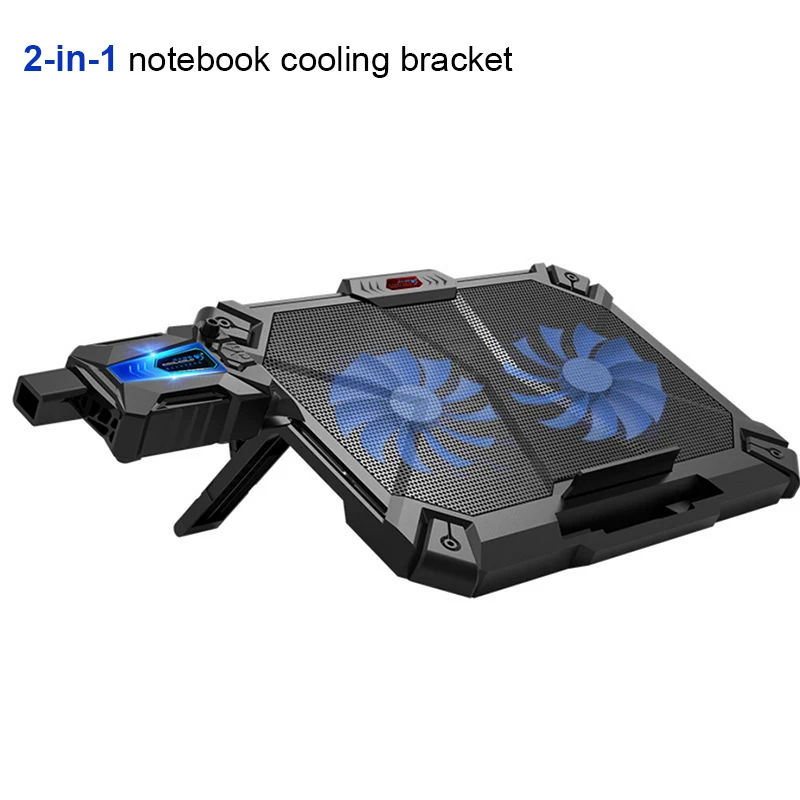 COOLCOLD профессиональный внешний кулер для ноутбука 14 &quot15 6&quot с 2 вентиляторами