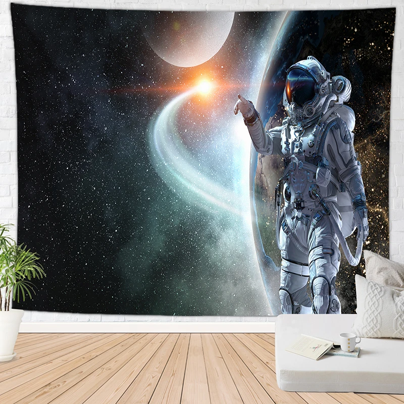 Настенный Ковер с рисунком астронавта декоративный ковер для детской спальни