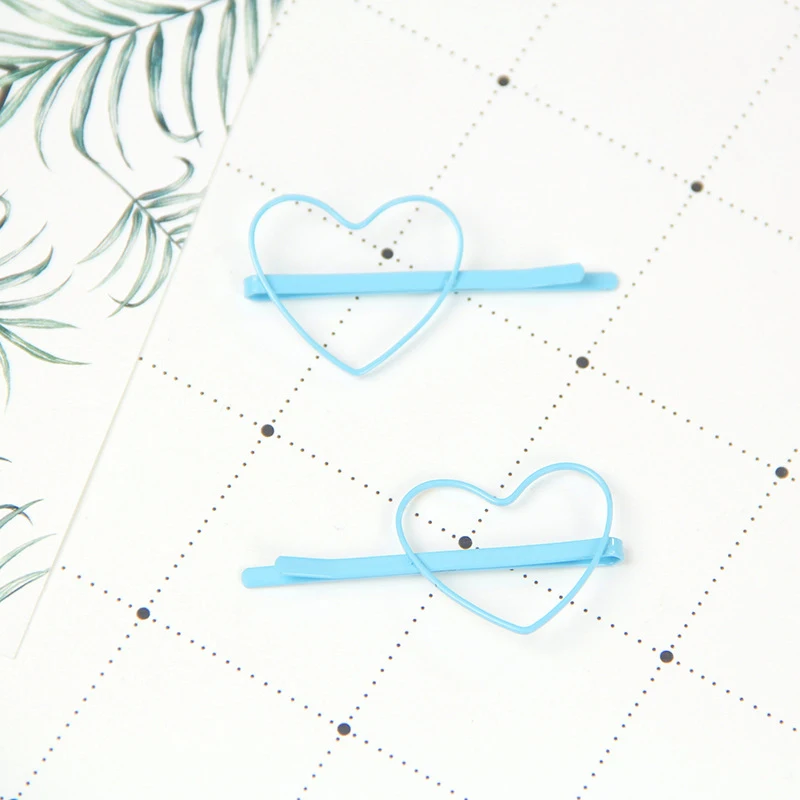 Милые украшения в форме сердца ювелирное изделие виде заколки для девочек