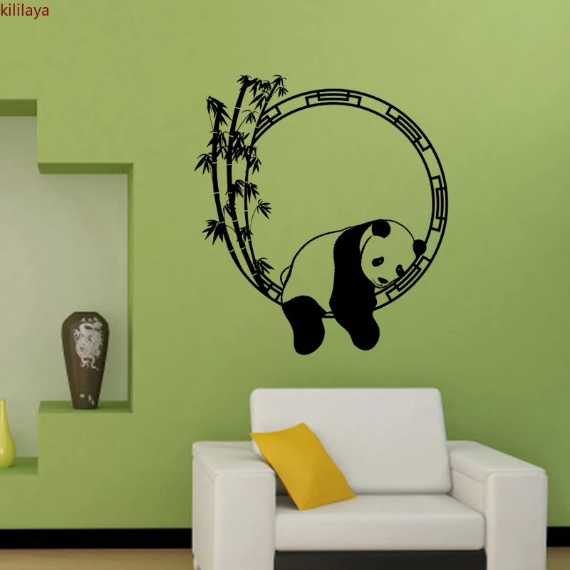 

Kililaya Cute Panda Wall Sticker Kid's Room Decor Home Decoration Baby Nursery Wall Decals Home Decoration Accessories
