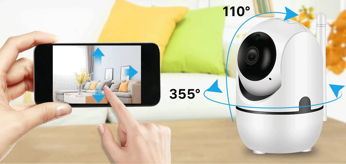 BESDER 1080P Wireless IP Camera Intelligent Human Auto Tracking Home Security Surveillance CCTV Network Mini WiFi Camera Audio