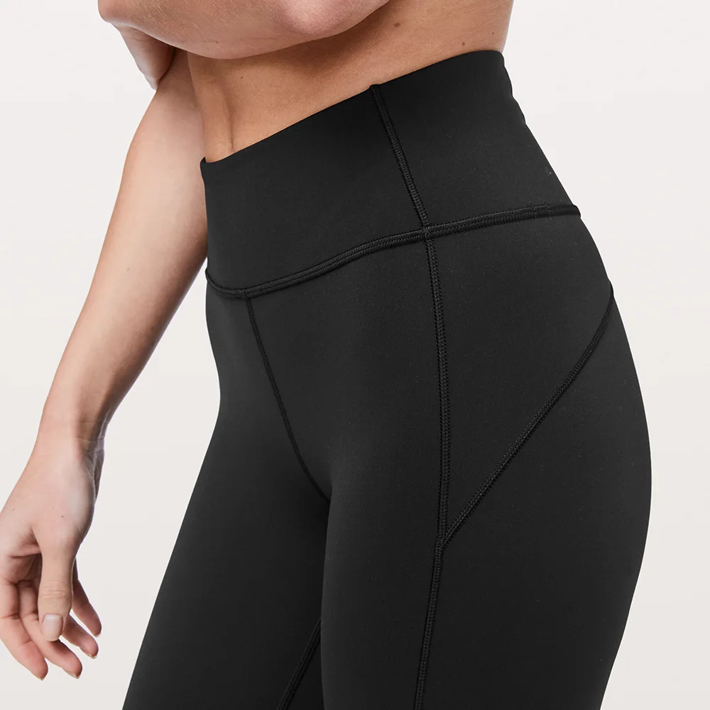 

Lululemon In Movement Women Sport Trousers Tight Yoga Pants Black Discount Sale